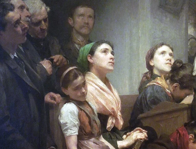 Sermone - Narodni Galerie, Prague, dettaglio